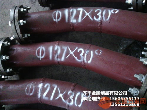 云南衬瓷弯头 耐磨陶瓷管在粉碎机中的高效应用